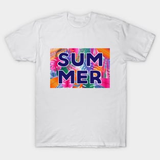 Tropical Summer Print T-Shirt